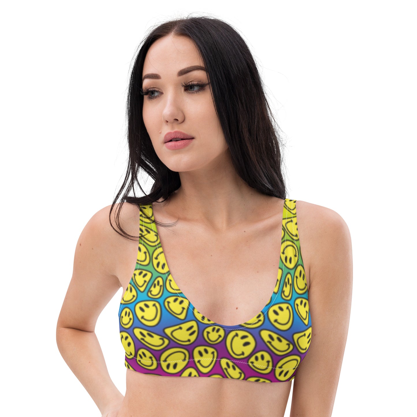 Rainbow Raver Padded Bikini Top