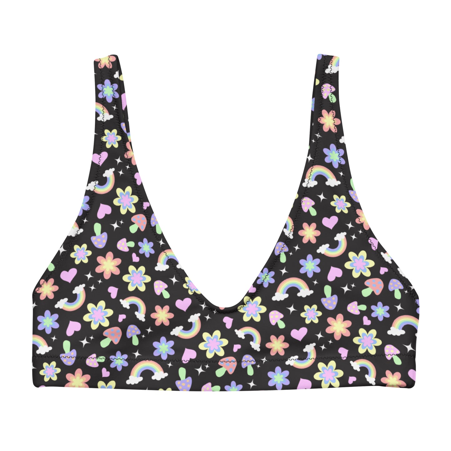 Dark Garden Padded Bikini Top