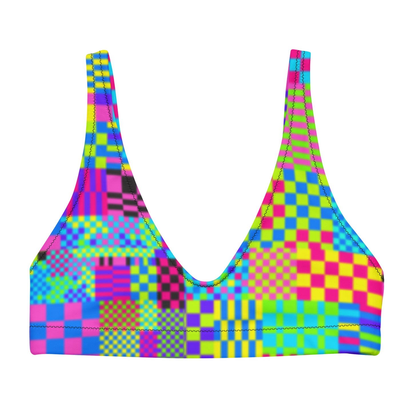 Glitch Bikini Top