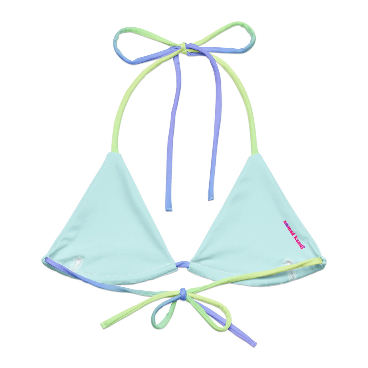 Rainbow Sherbet String Bikini Top