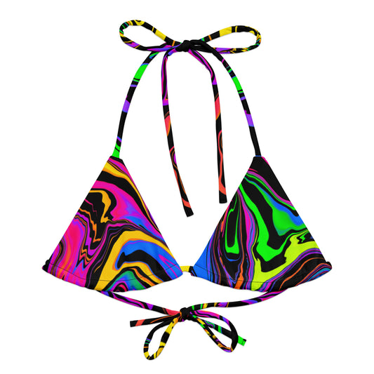 Dark Rainbow V1 String Bikini Top