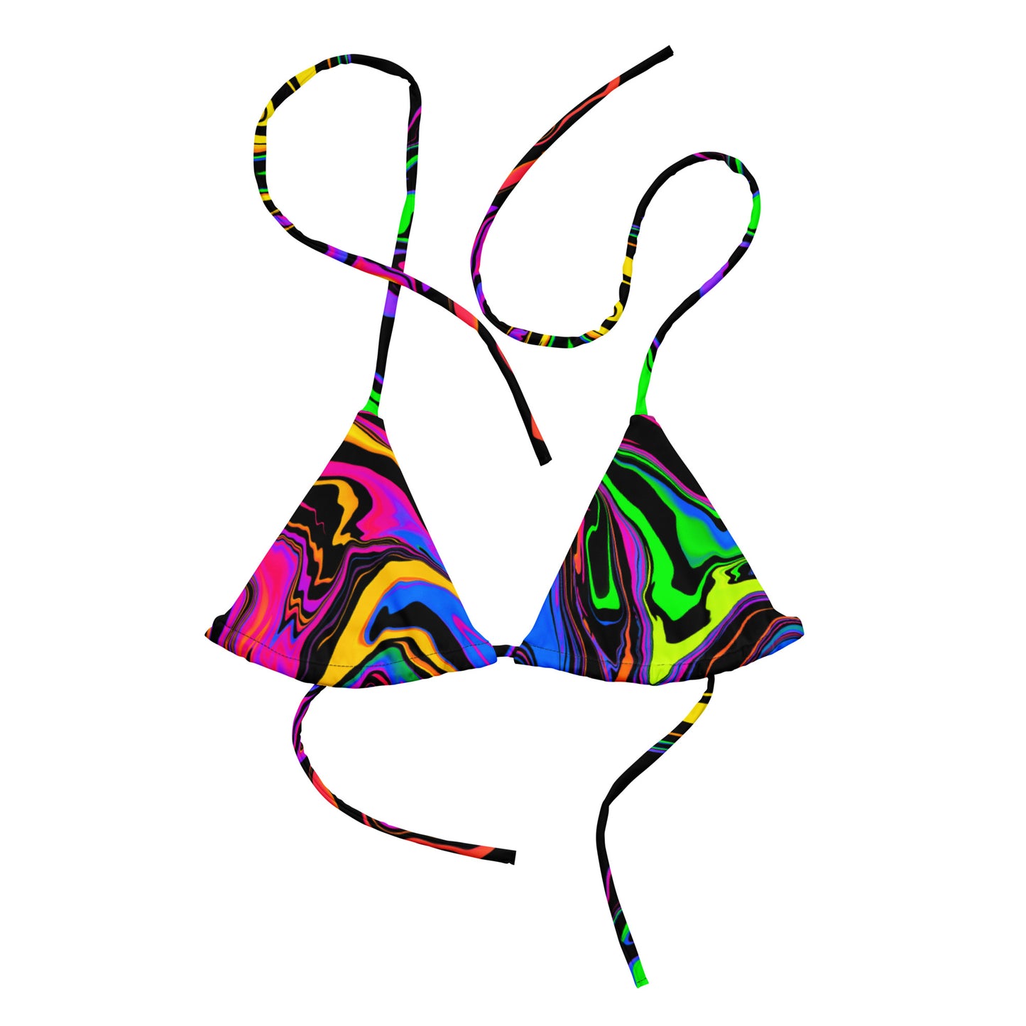 Dark Rainbow V1 String Bikini Top