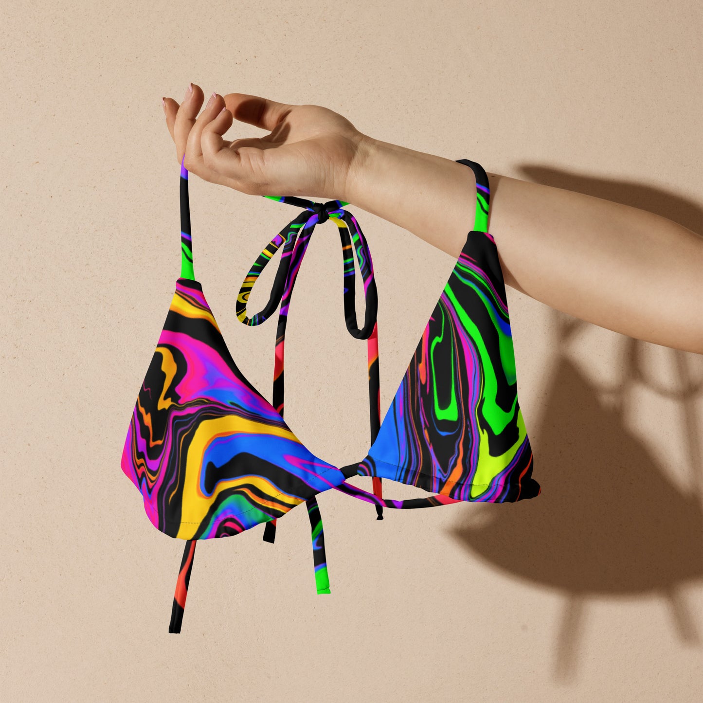 Dark Rainbow V1 String Bikini Top