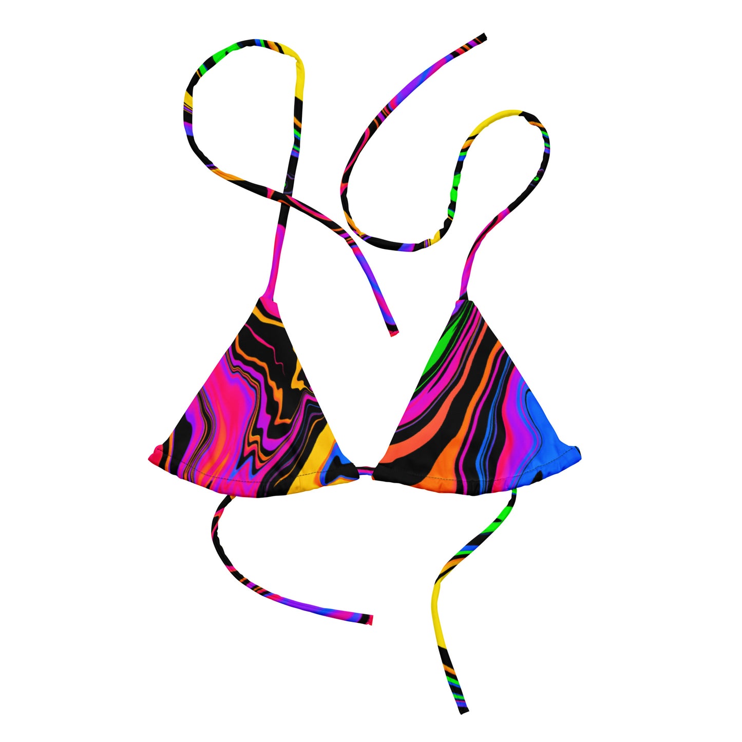 Dark Rainbow V2 String Bikini Top