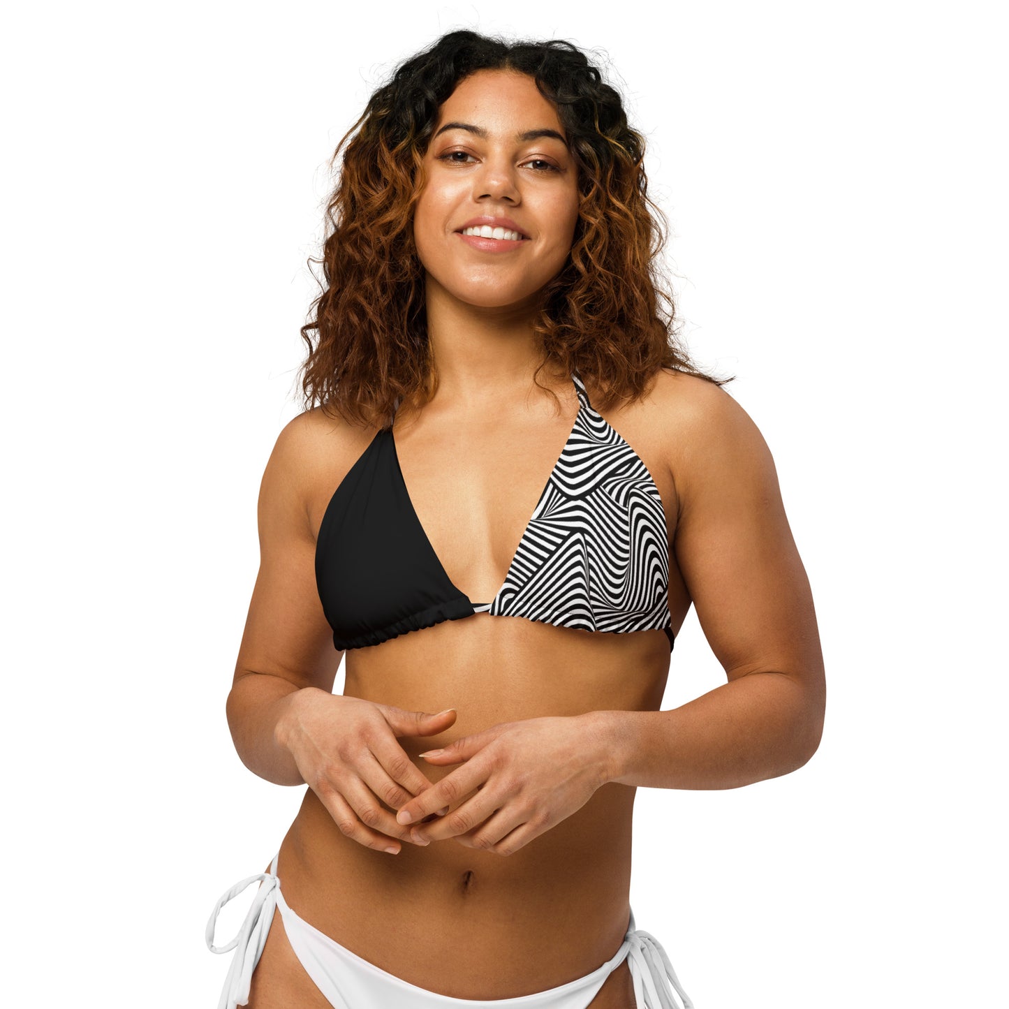 Mind Melt Split String Bikini Top