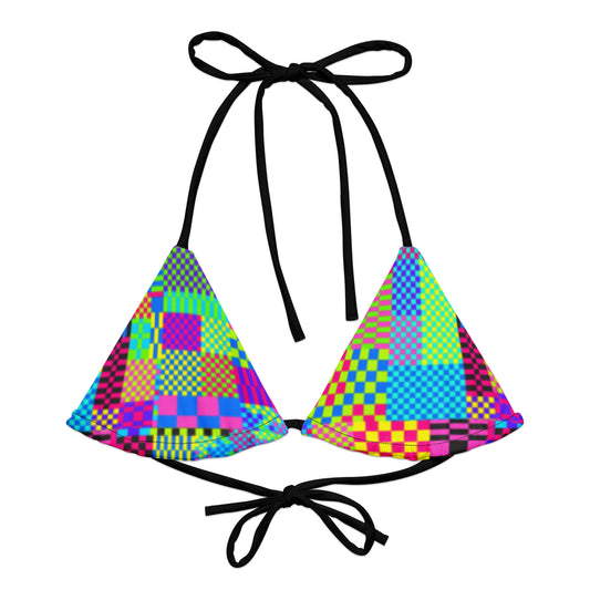 Glitch String Bikini Top