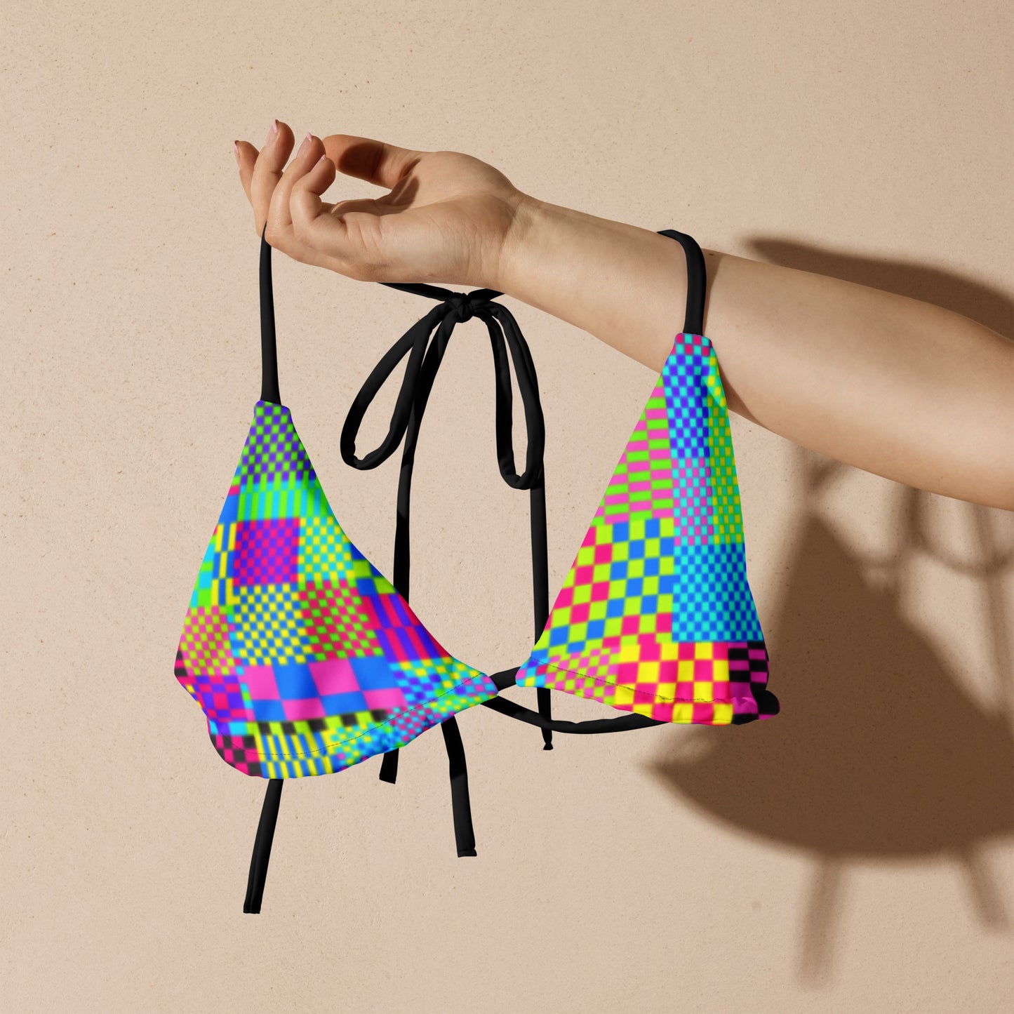 Glitch String Bikini Top