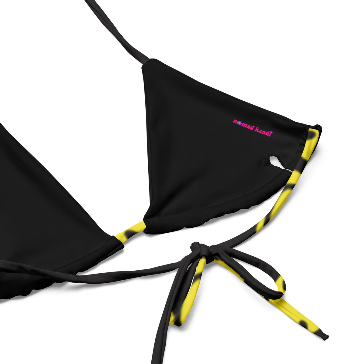 Trippy Smiles Split String Bikini Top – nomadkandi
