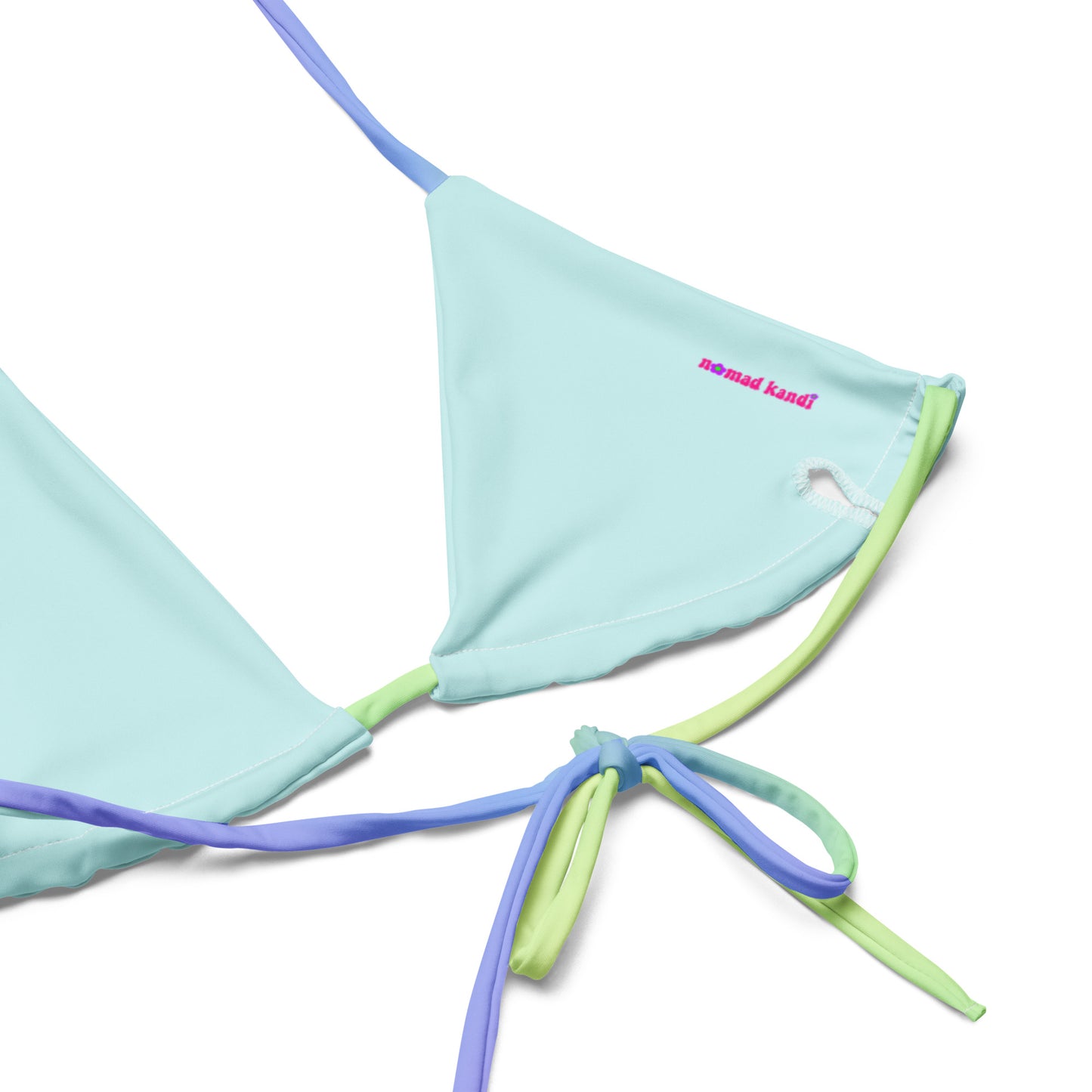 Rainbow Sherbet String Bikini Top