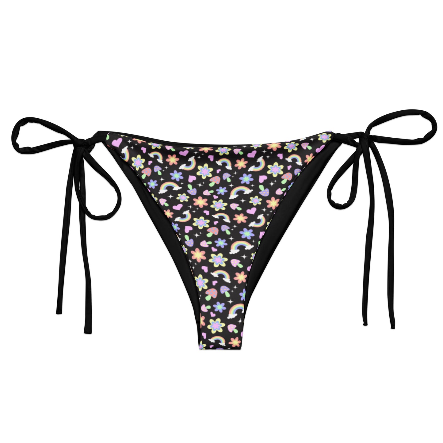 Dark Garden String Bikini Bottom