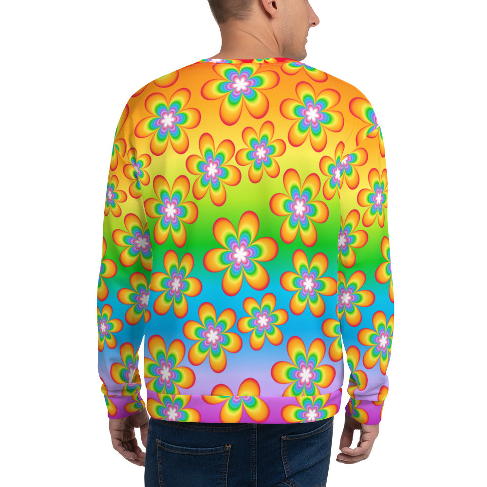 Rainbow Bloom Sweatshirt