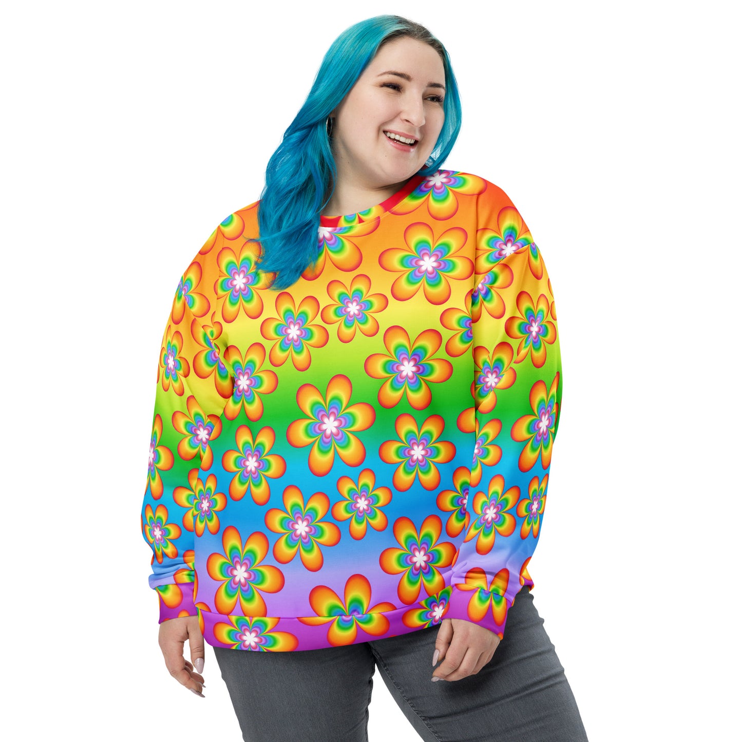 Rainbow Bloom Sweatshirt