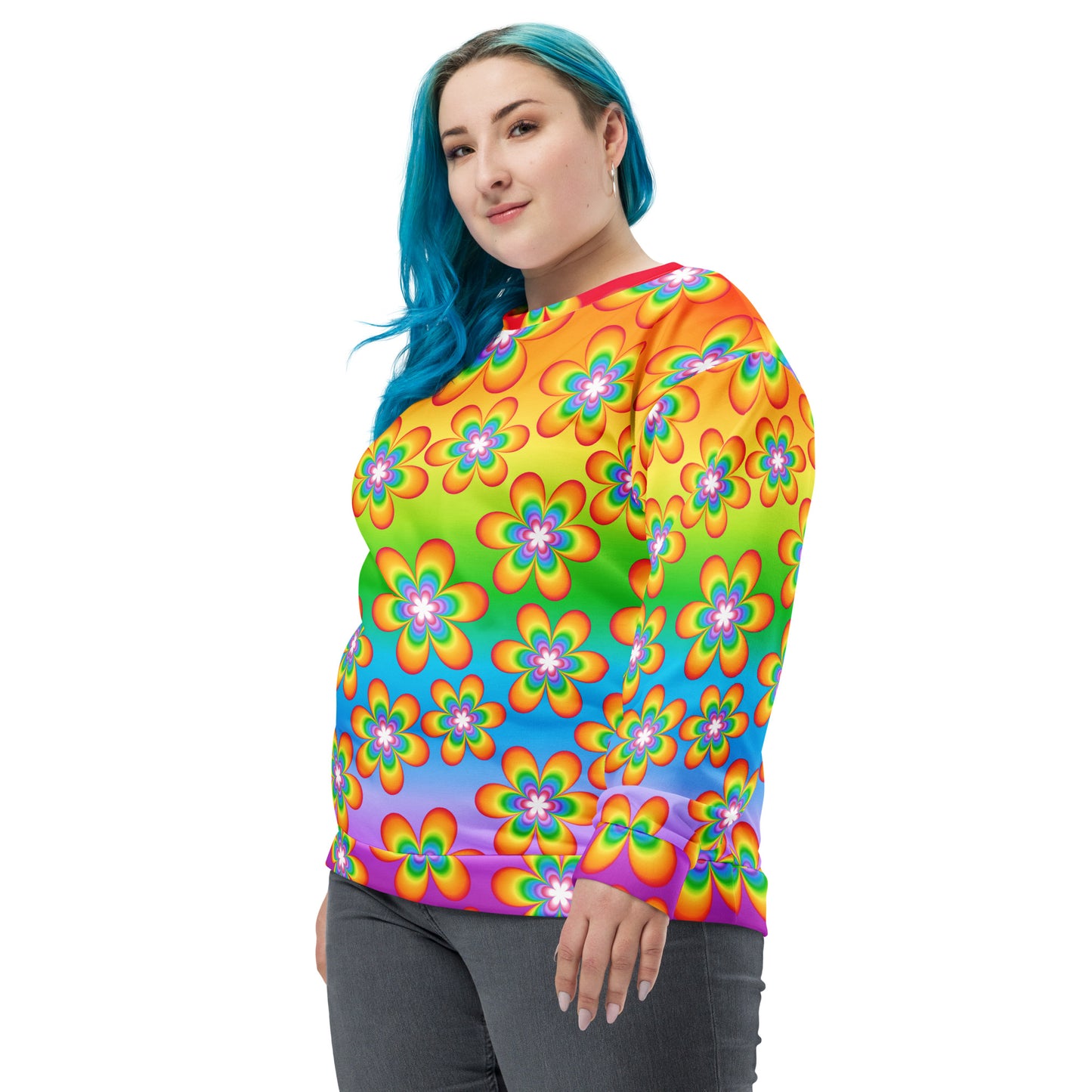 Rainbow Bloom Sweatshirt