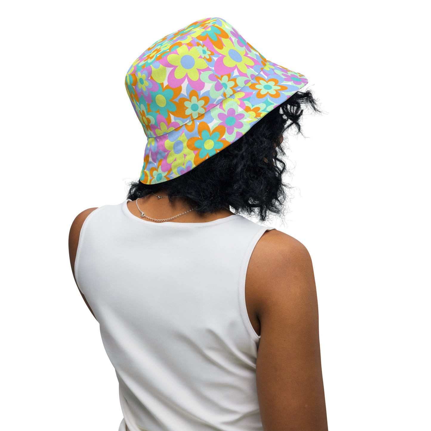 Crazy Daisy Reversible Bucket Hat