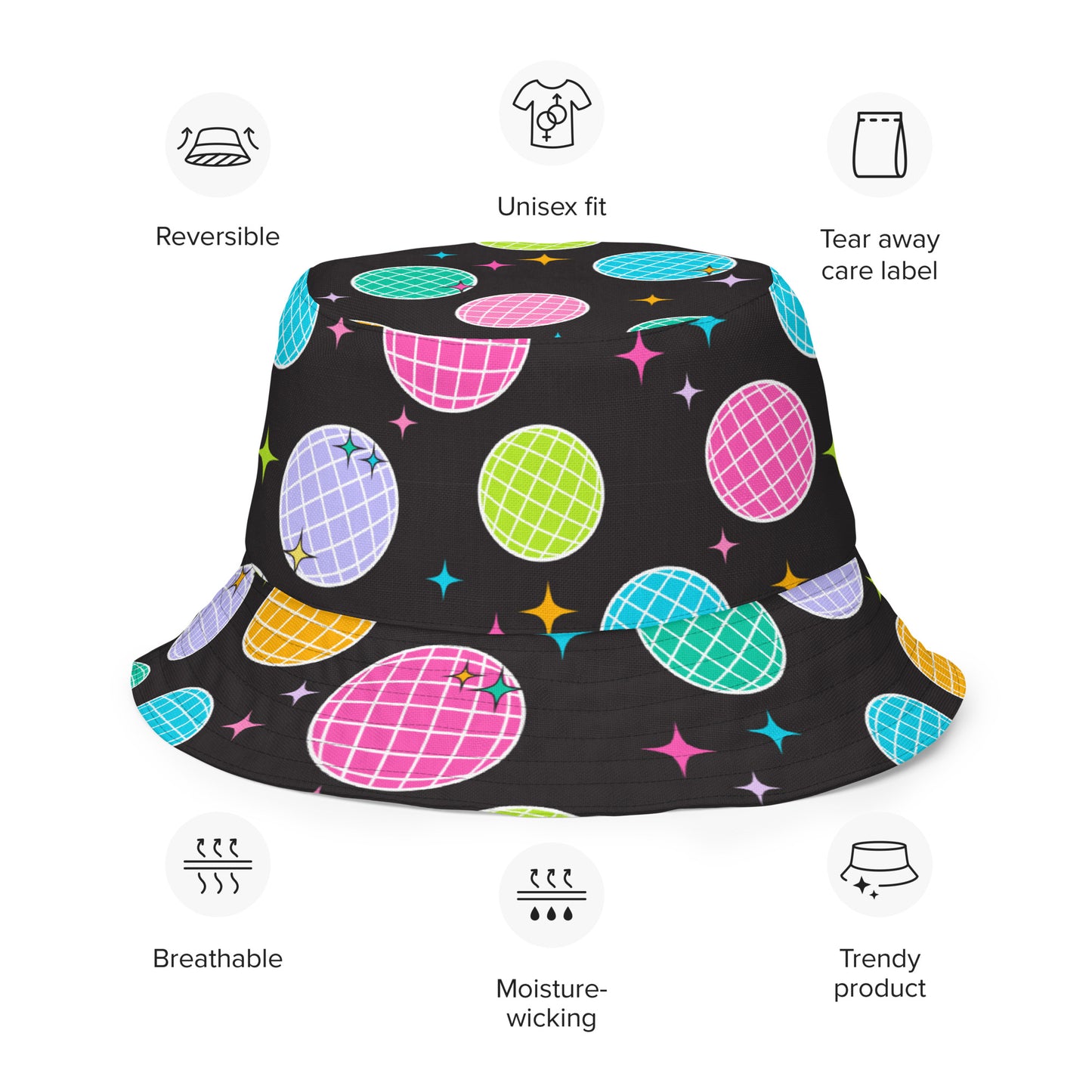 Disco Reversible Bucket Hat