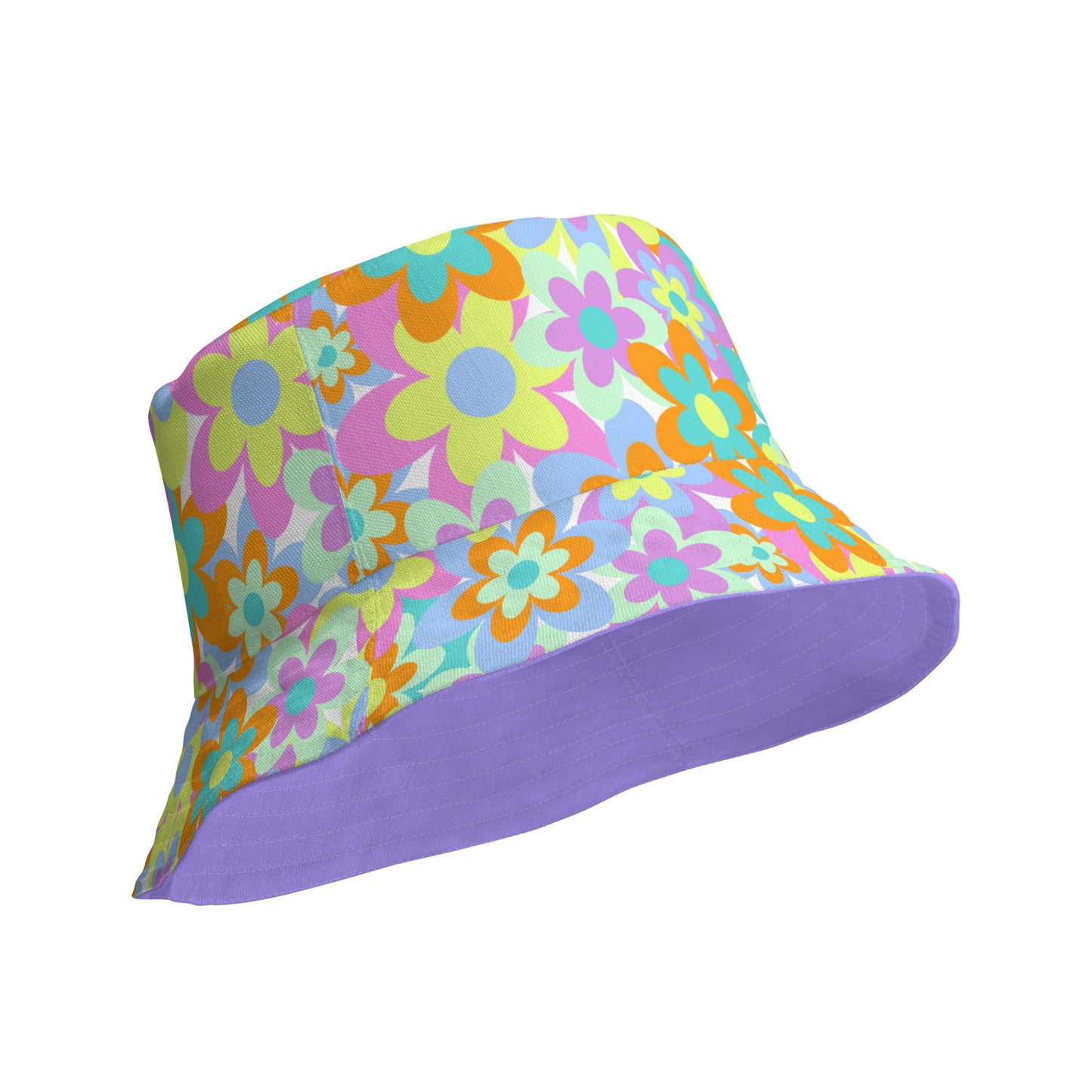 Crazy Daisy Reversible Bucket Hat