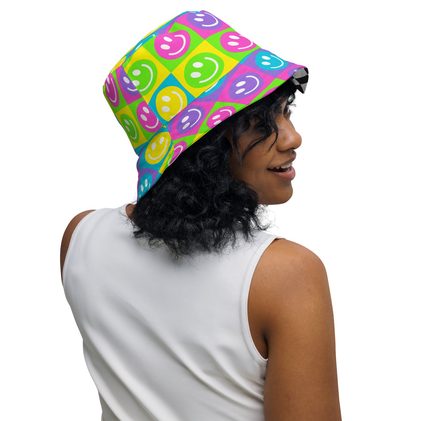 Happy Day Reversible Bucket Hat