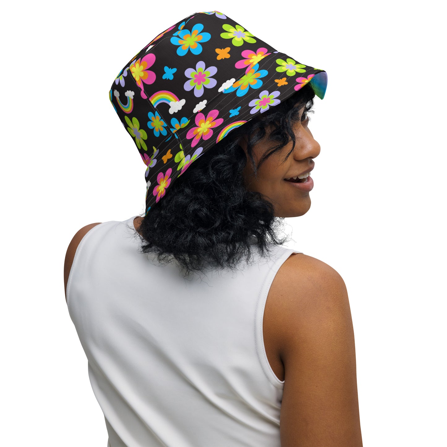 Funky Town Reversible Bucket Hat