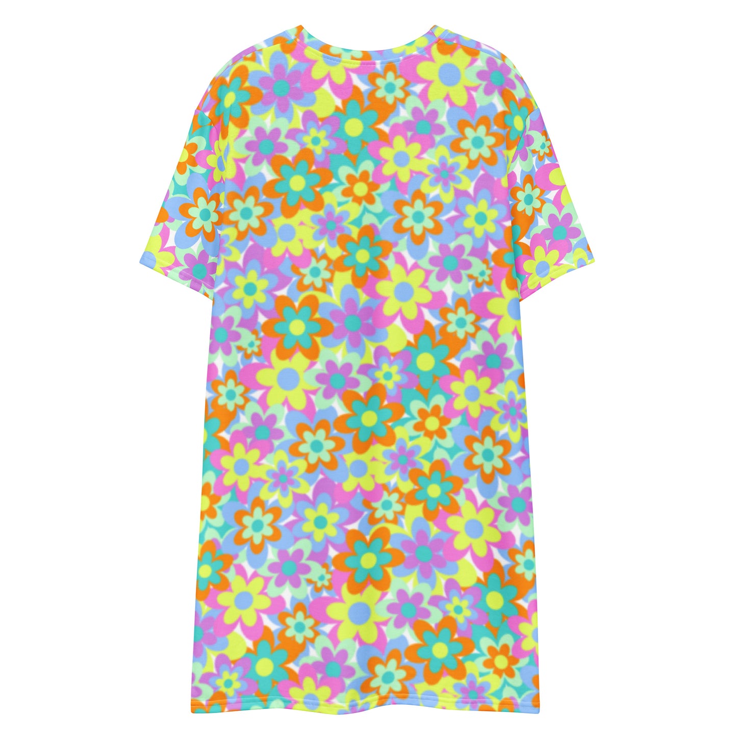 Crazy Daisy T-shirt Dress