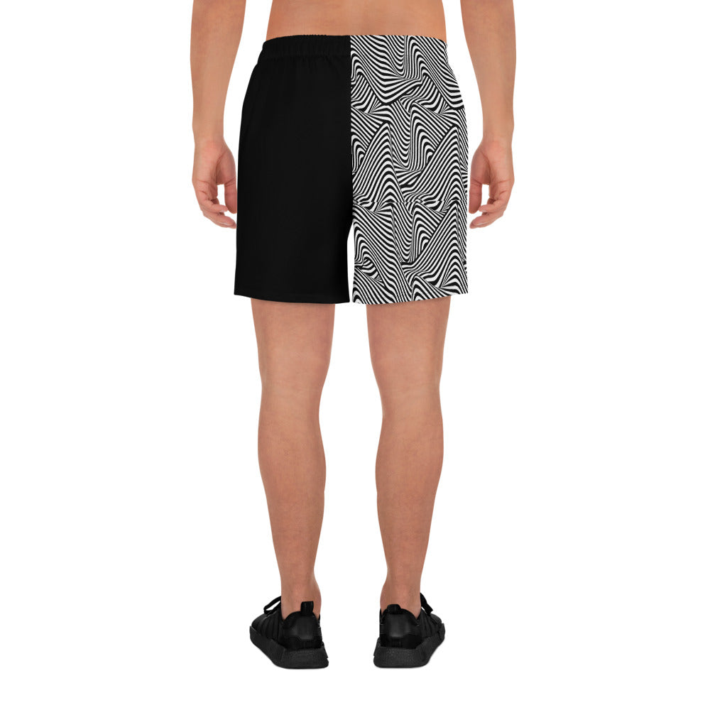 Mind Melt Split Men's Athletic Shorts