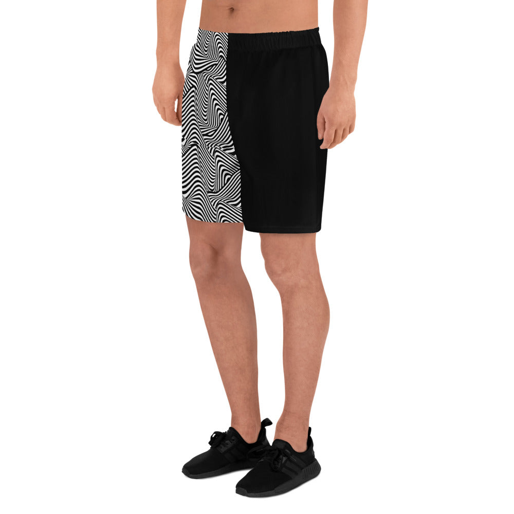 Mind Melt Split Men's Athletic Shorts