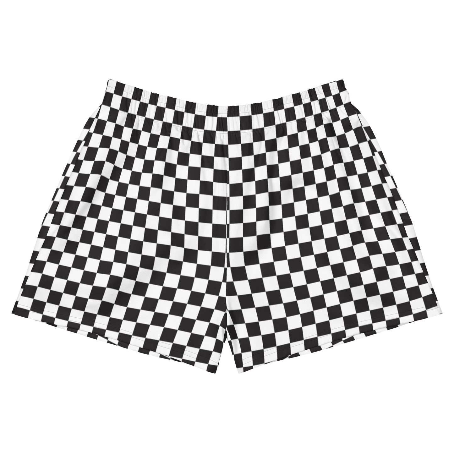 Checkered Women’s Athletic Shorts