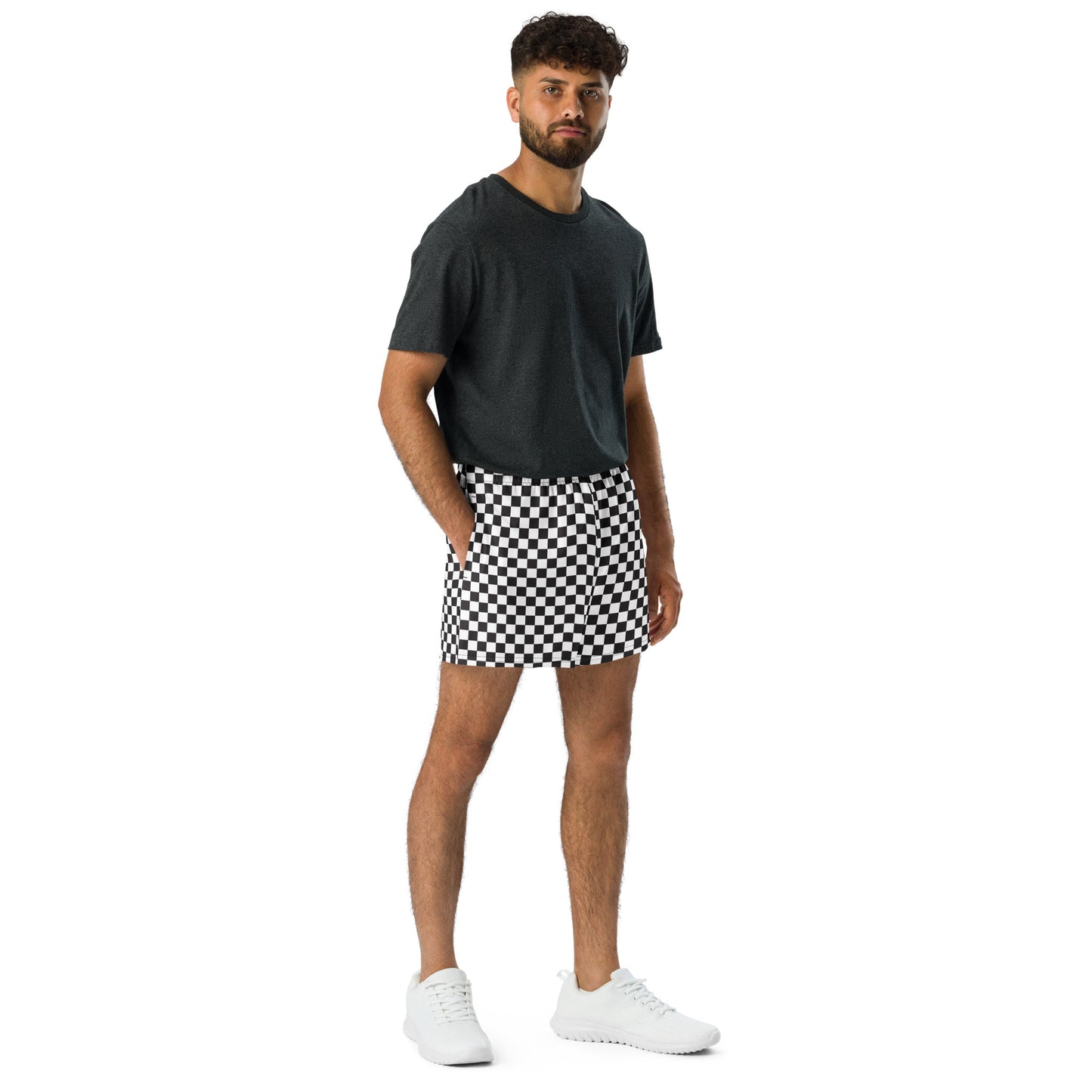 Checkered Women’s Athletic Shorts