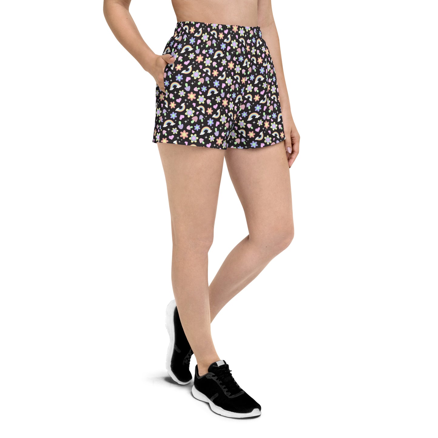 Dark Garden Women's Athletic Shorts