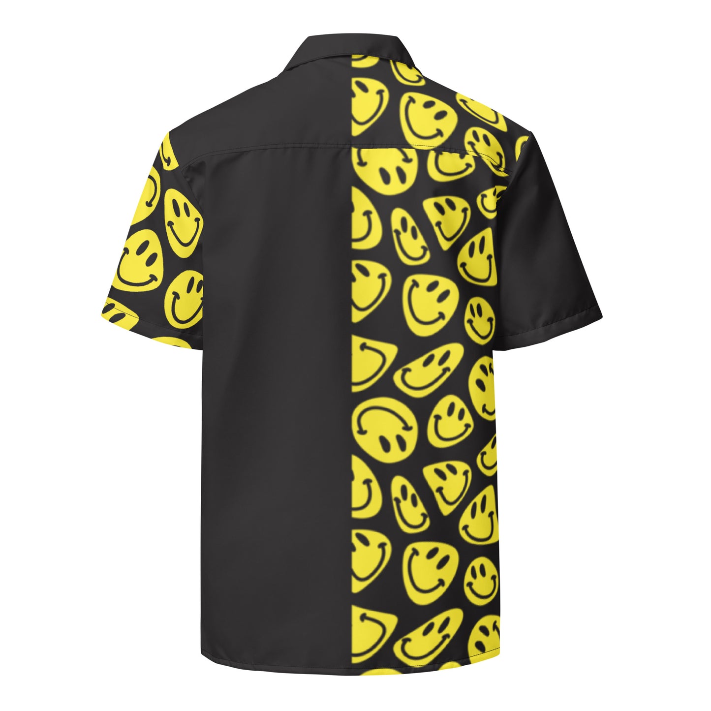 Trippy Split Smiles Button Shirt