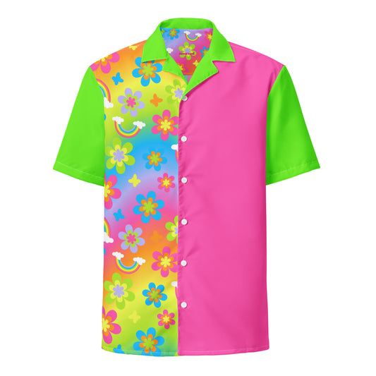 Funky Town Neon Button Shirt