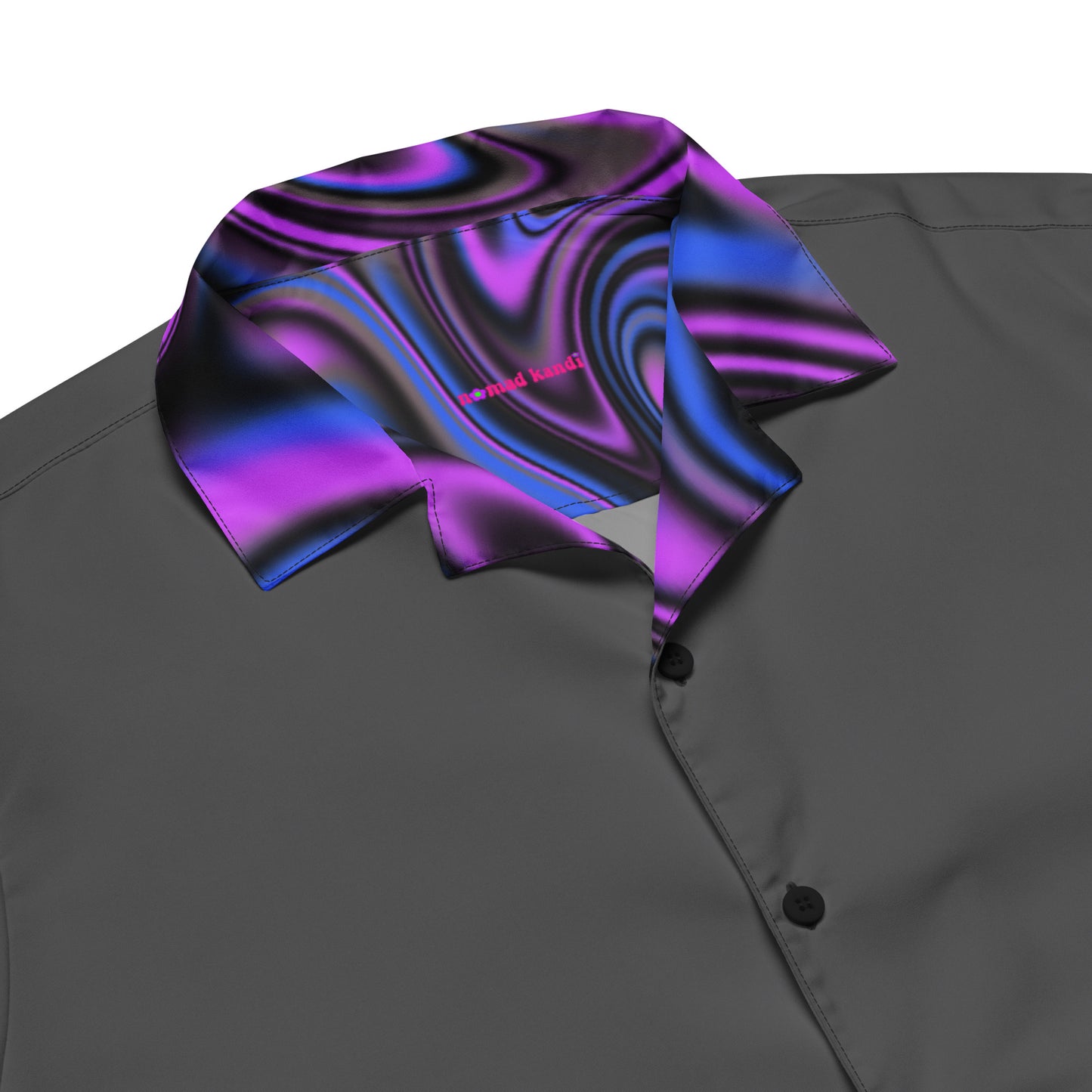 Purple Swirl Button Shirt