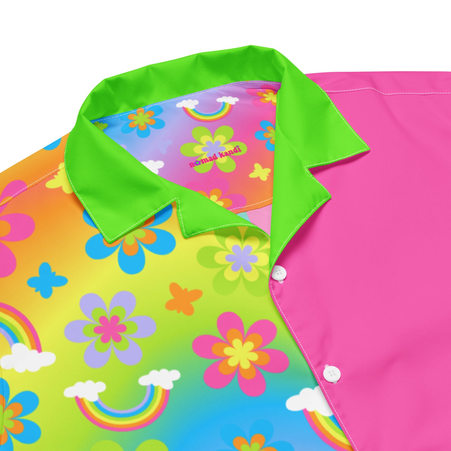 Funky Town Neon Button Shirt