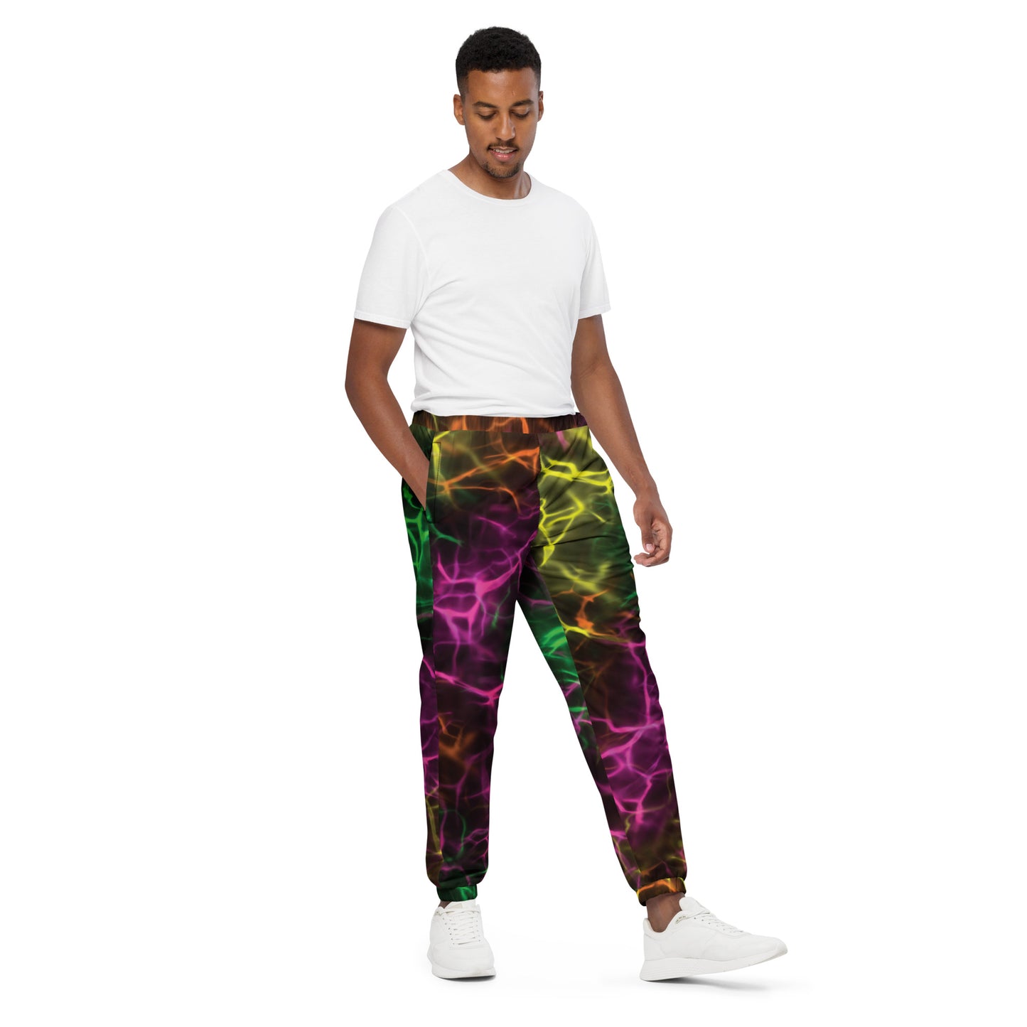 Neon Lightning Unisex Joggers