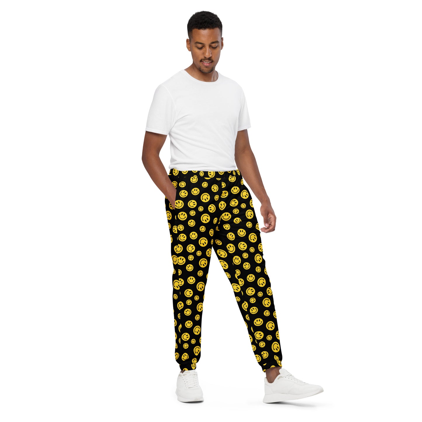 Yellow Smile Joggers