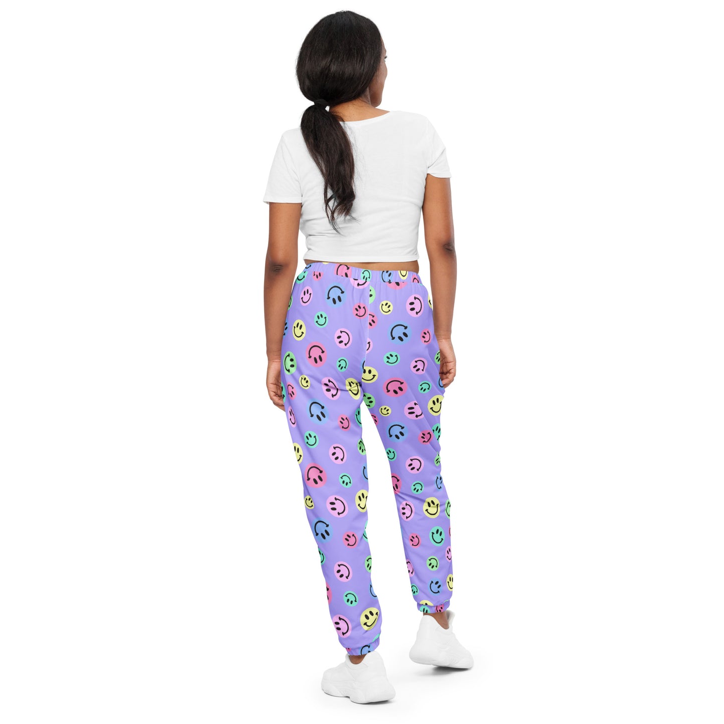 Purple Smiles Pastel Joggers