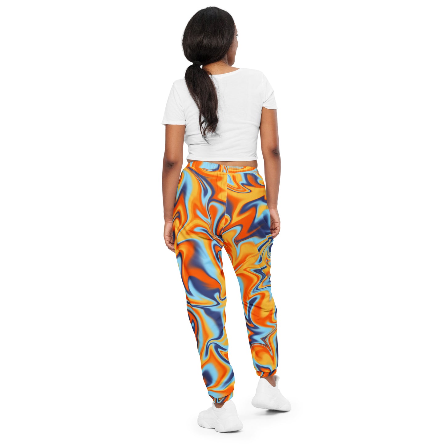 Orange Swirl Joggers