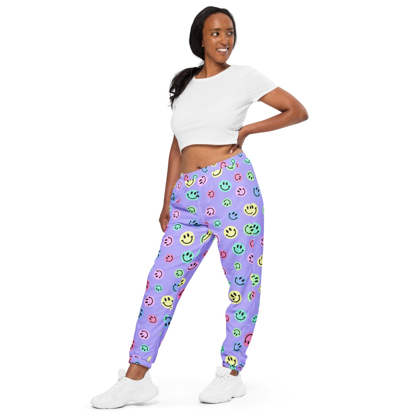 Purple Smiles Pastel Joggers