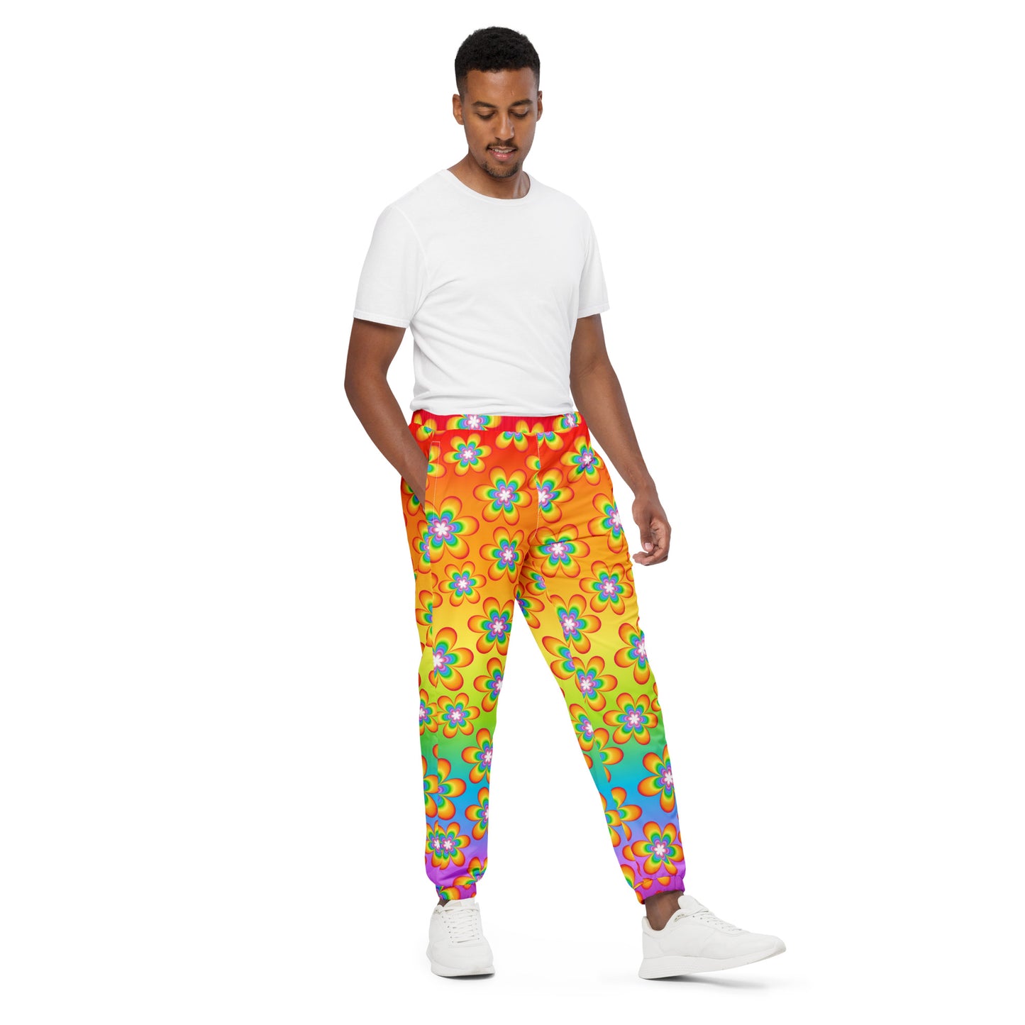 Rainbow Bloom Unisex Joggers