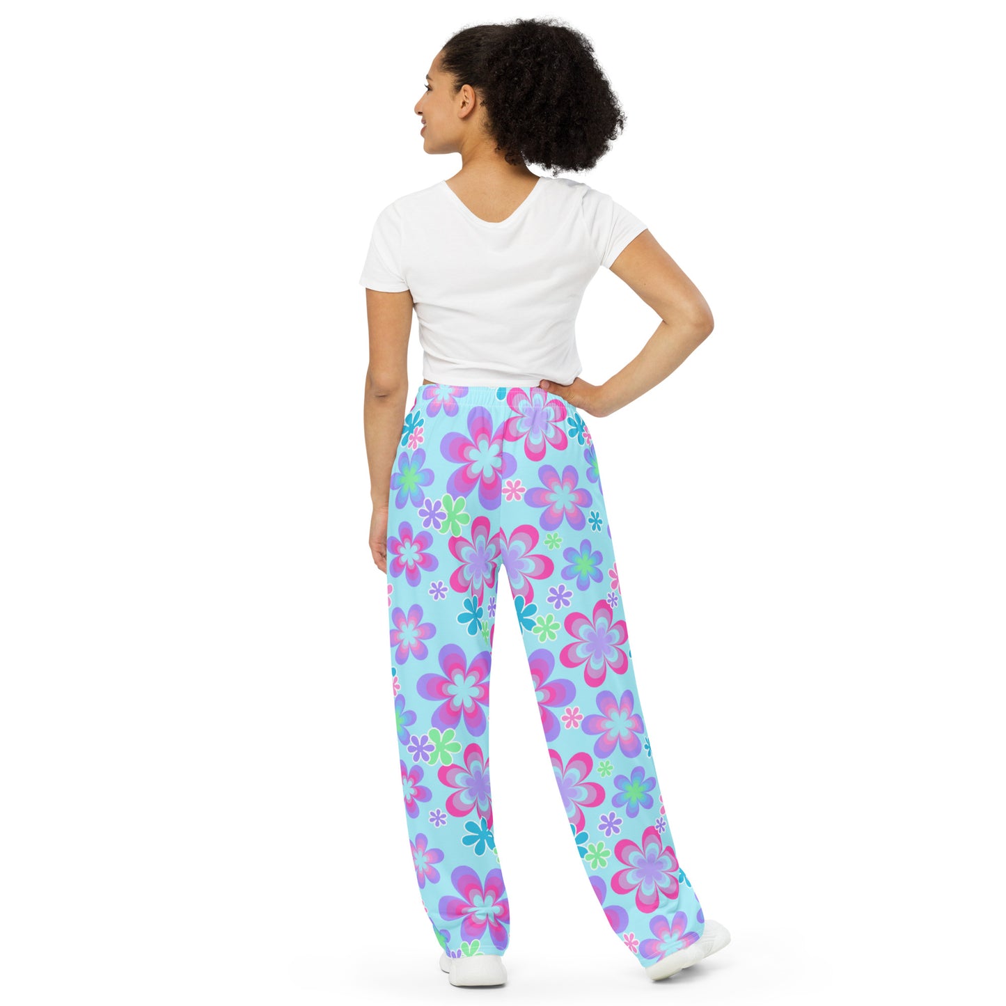 Blooming Unisex Wide-Leg Pants