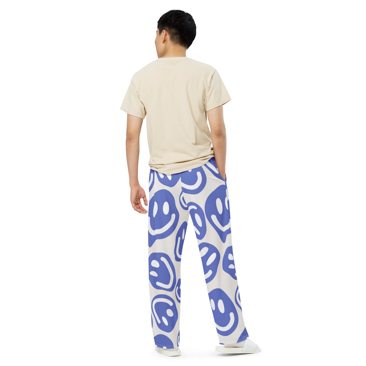 Melting Smile Unisex Wide-Leg Pants