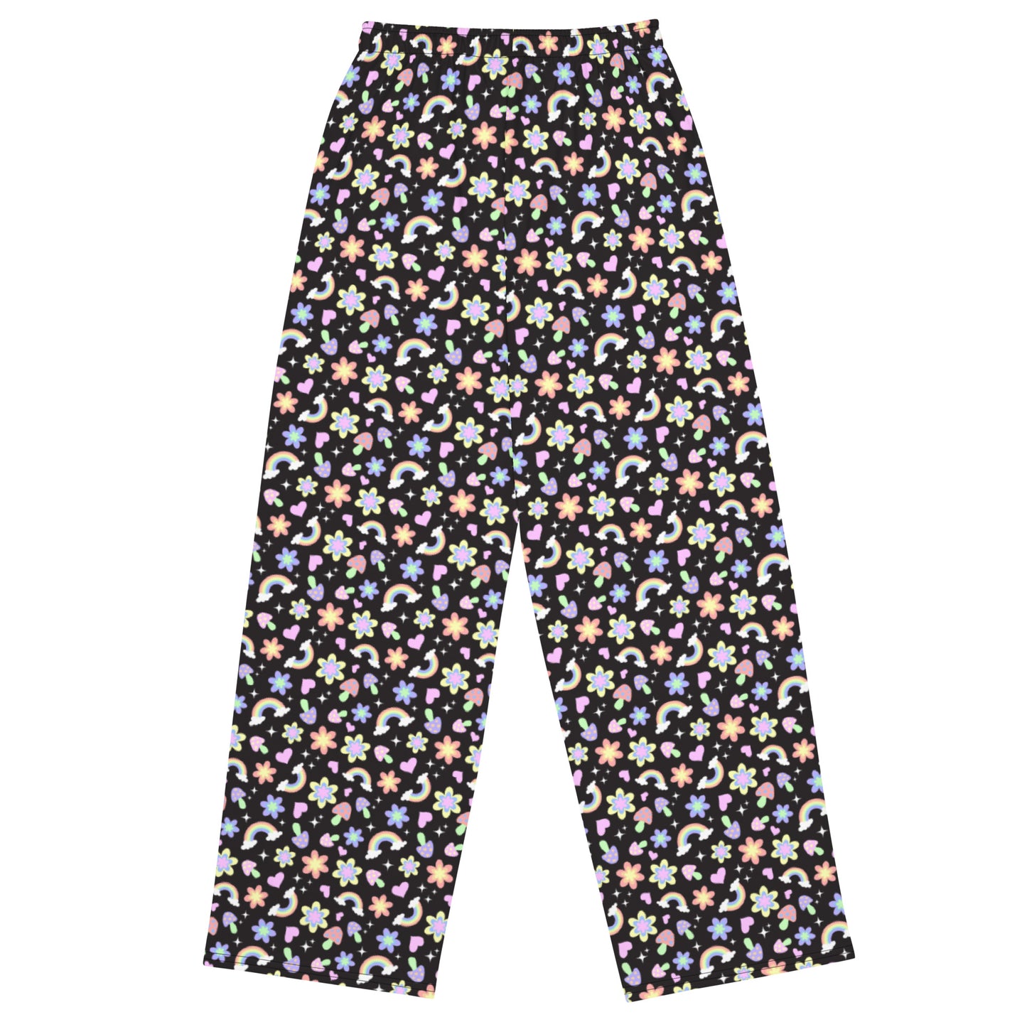 Dark Garden Unisex Wide-Leg Pants