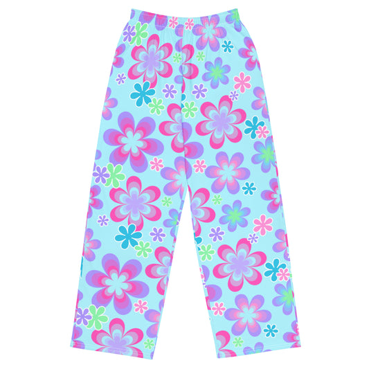 Blooming Unisex Wide-Leg Pants