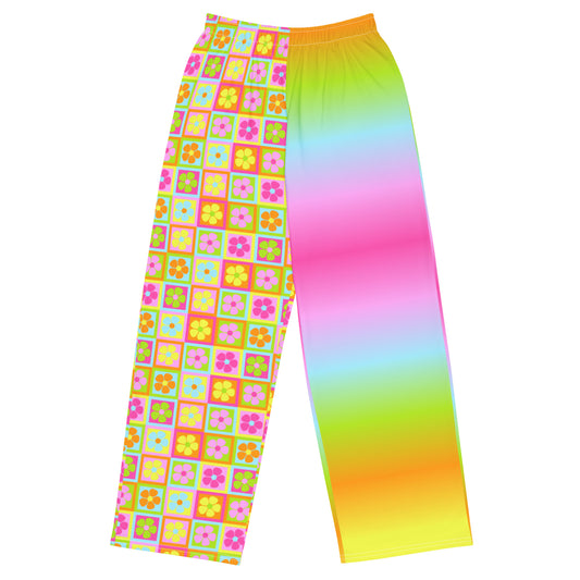 Full Bloom | Vibrancy Unisex Wide-Leg Pants