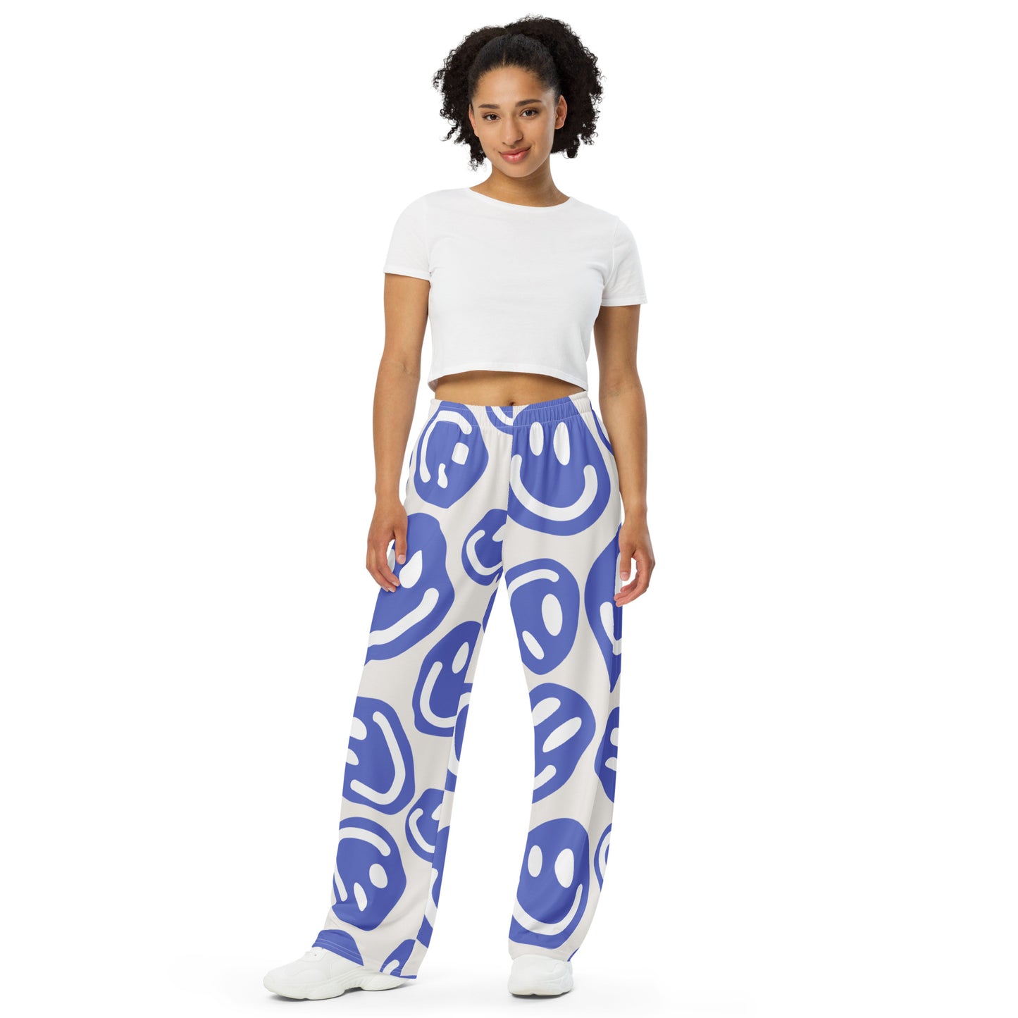 Melting Smile Unisex Wide-Leg Pants