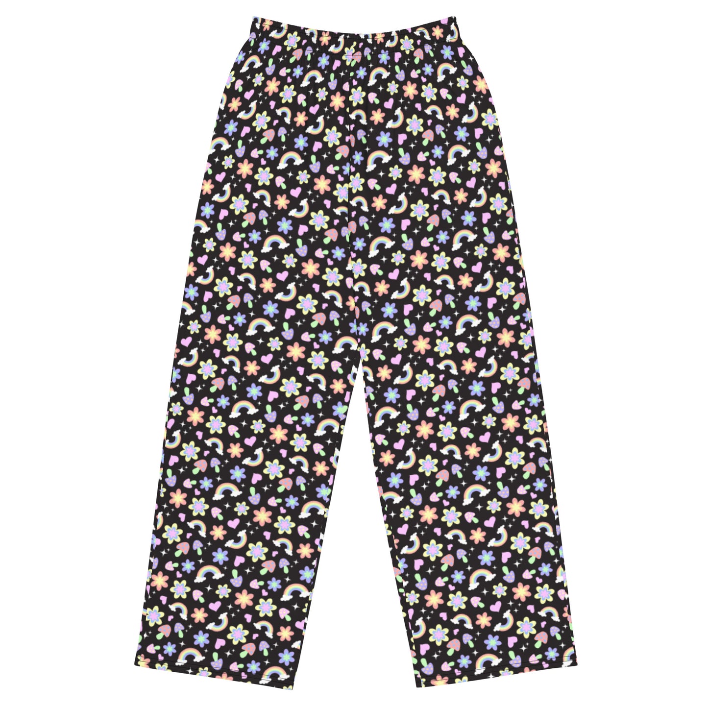 Dark Garden Unisex Wide-Leg Pants