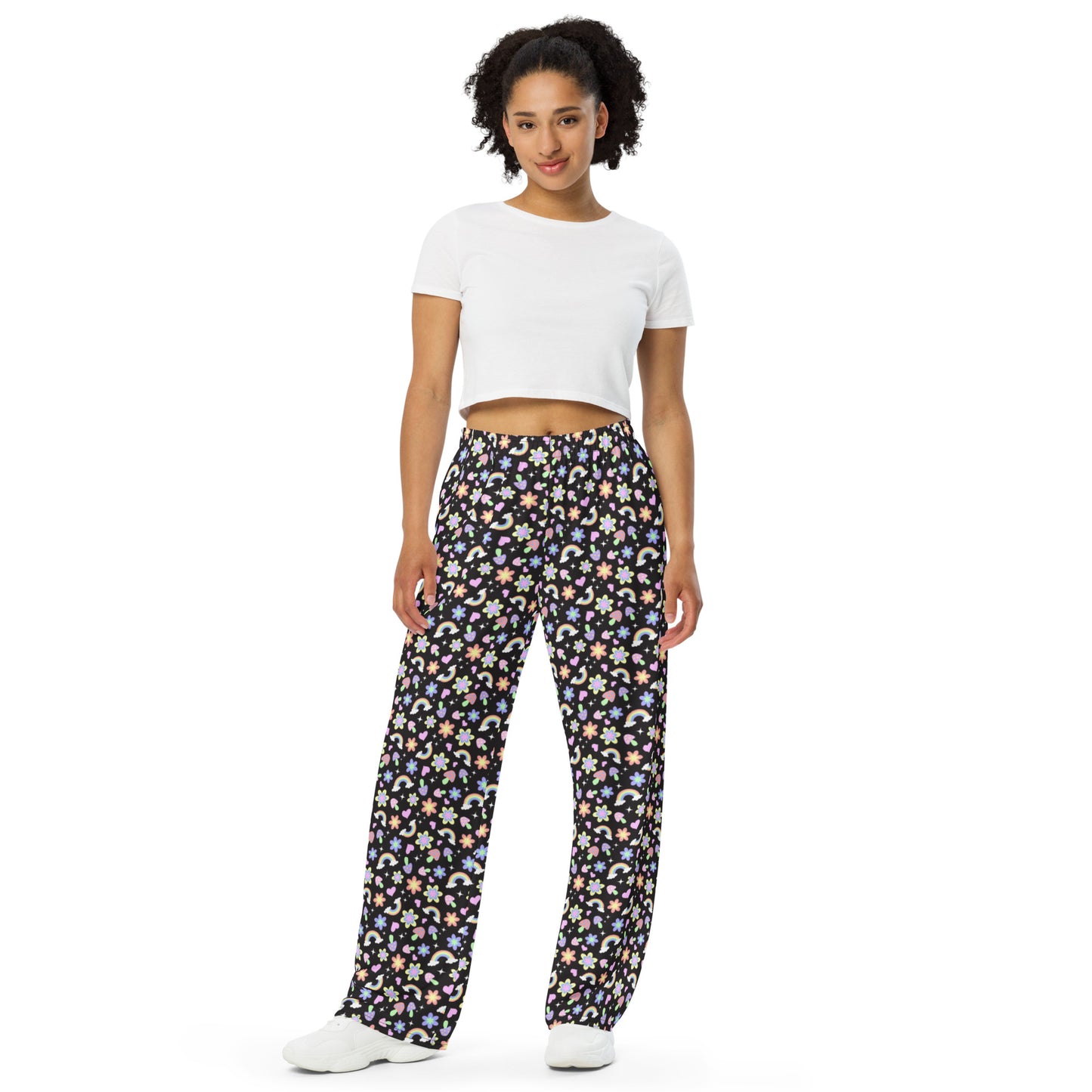 Dark Garden Unisex Wide-Leg Pants