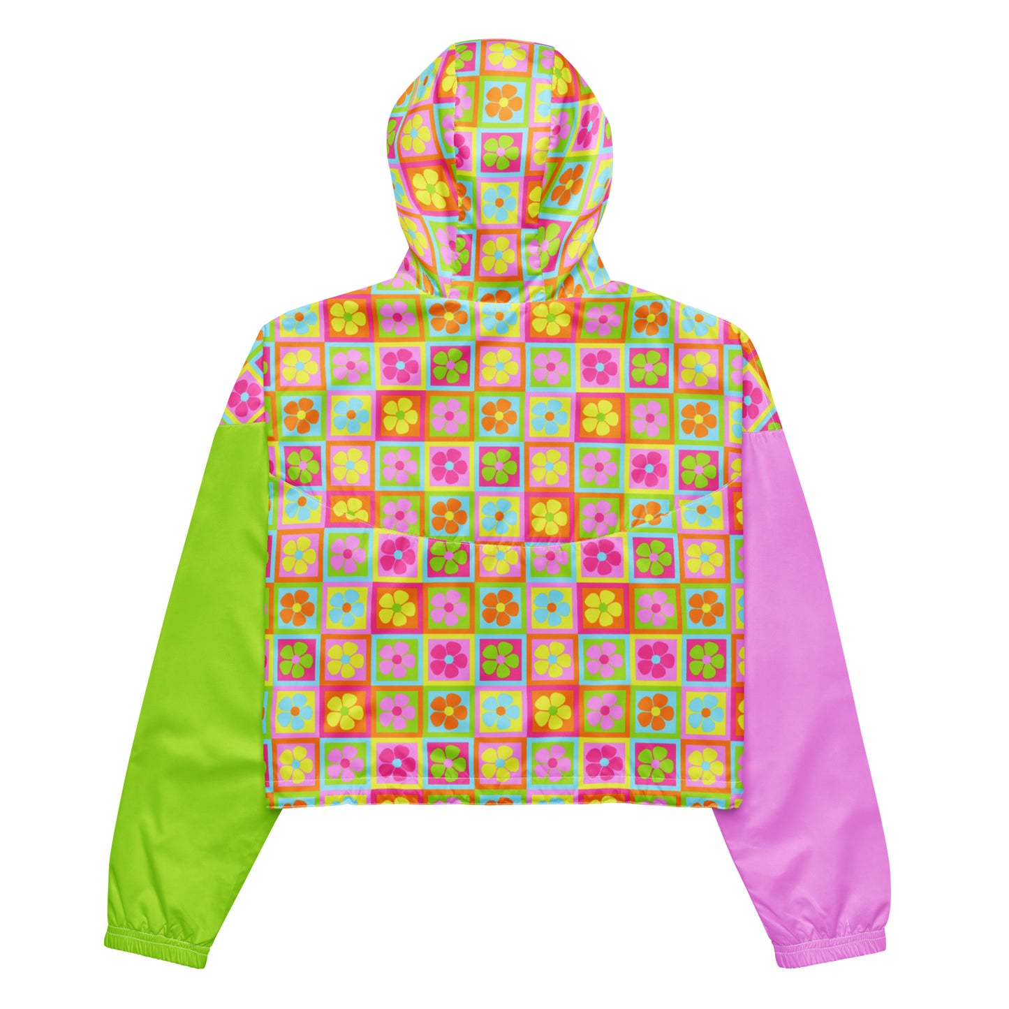 Full Bloom Cropped Windbreaker