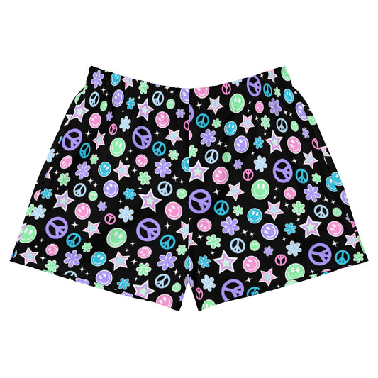 Dark N Groovy Women’s Athletic Shorts