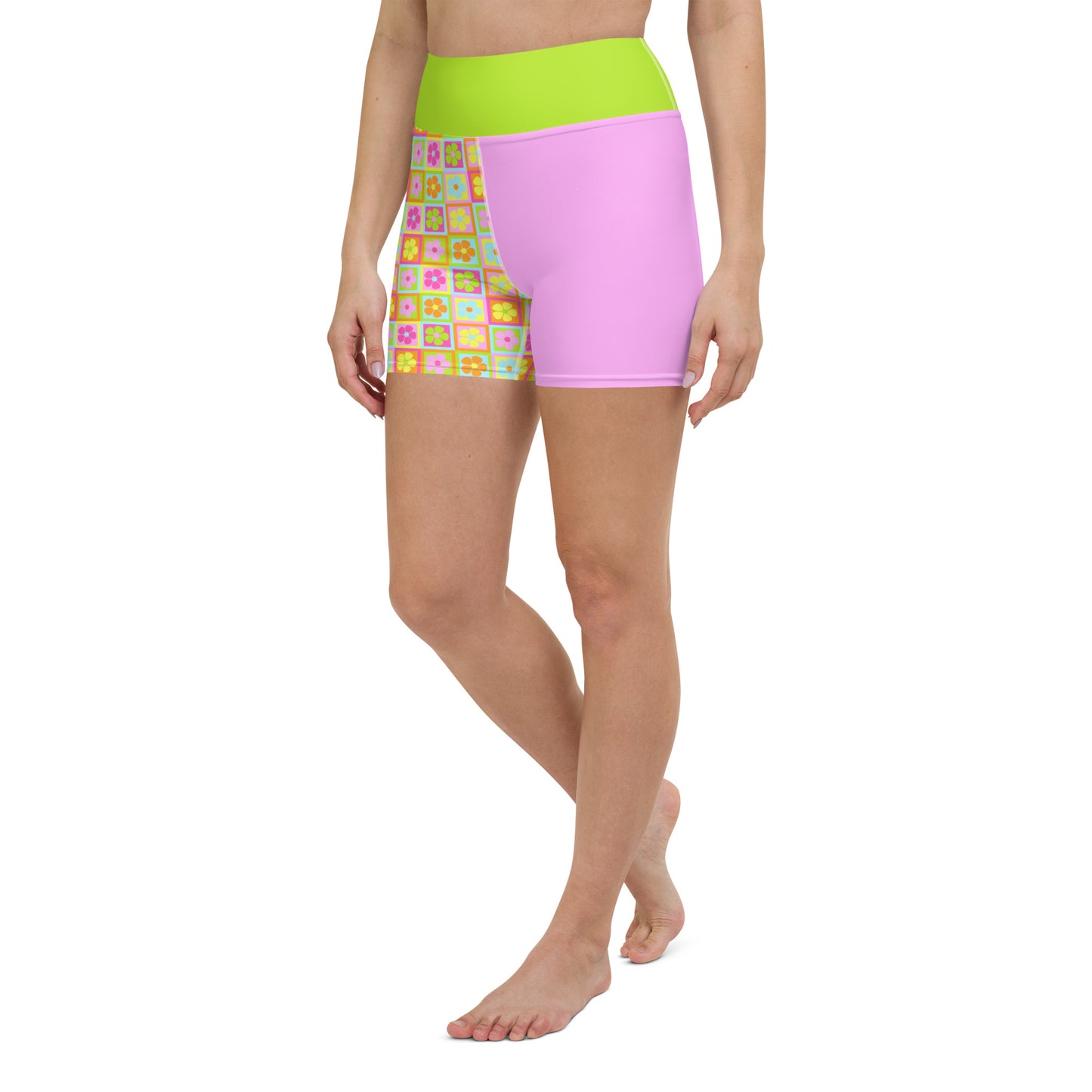 Full Bloom | Lilac Yoga Shorts