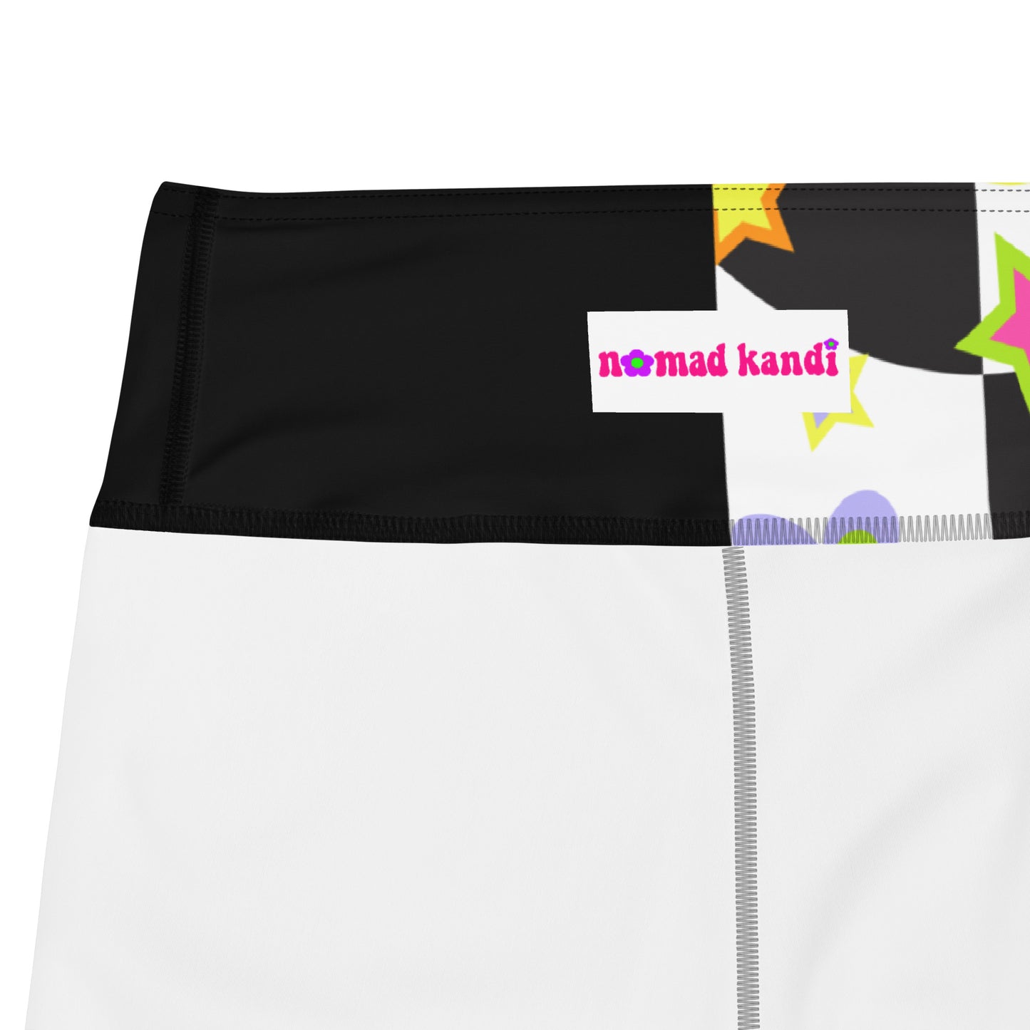 Groovy Checker Yoga Shorts